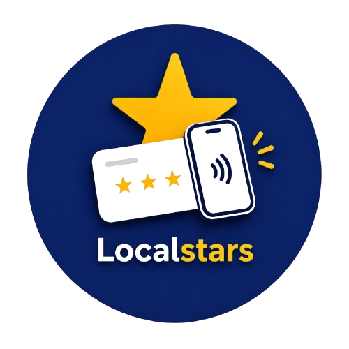 Logo LocalStars — carte avis Google NFC et QR Code